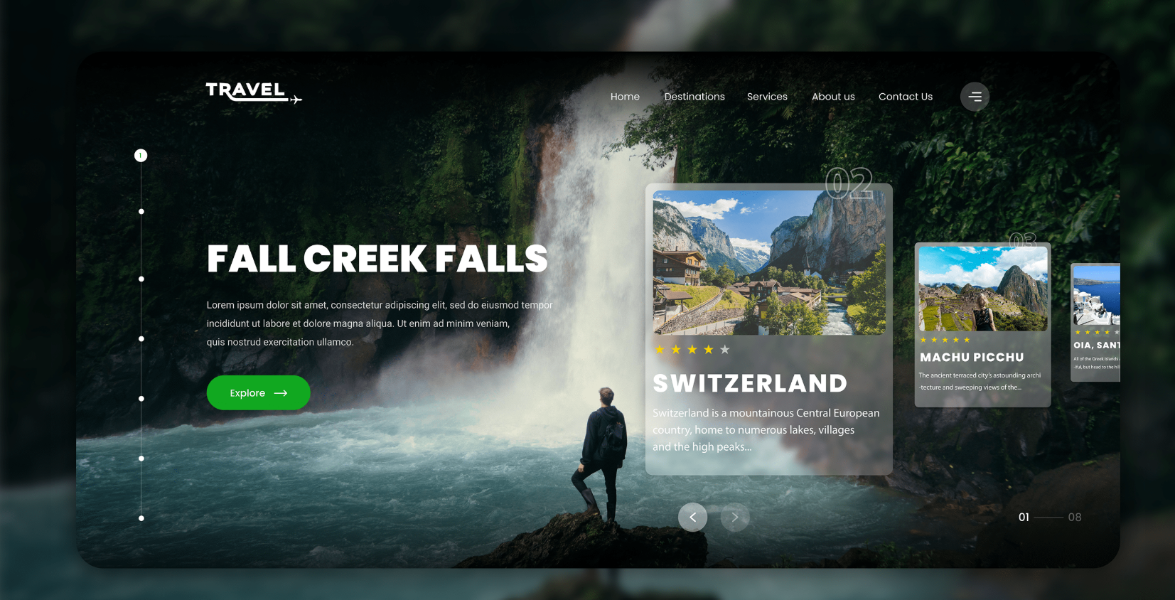 SaaS Travel Agency Platform with Visitor Portal, Admin Dashboard & Booking System