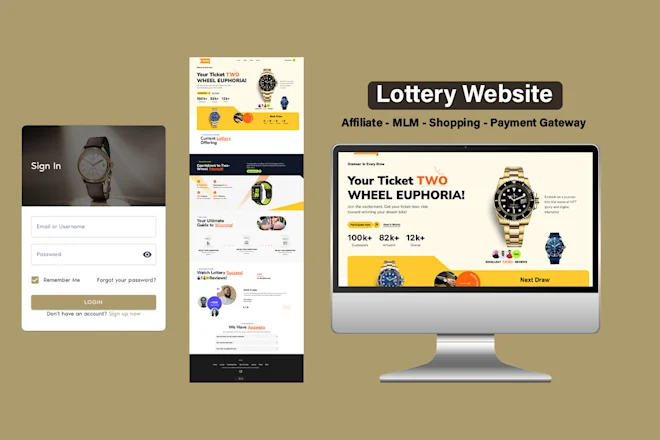 SaaS Lottery & MLM Affiliate Platform with Payment Gateway (Laravel)